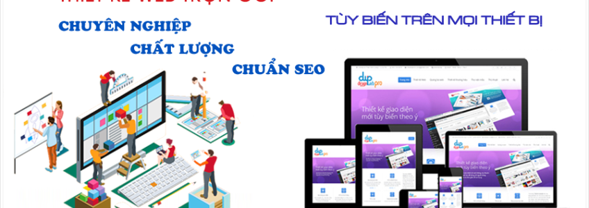 Dịch vụ thiết kế web Trọn gói Theo yêu cầu